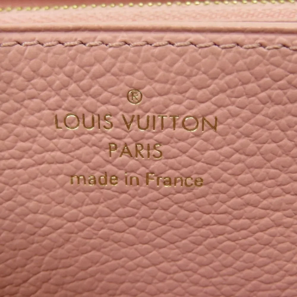 Louis Vuitton Zippy Amplant Rose Poodle Long Wallet
